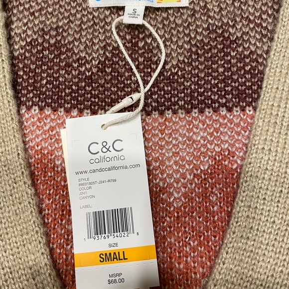 NWT C&C California Cardigan Sweater - Picture 4 of 5